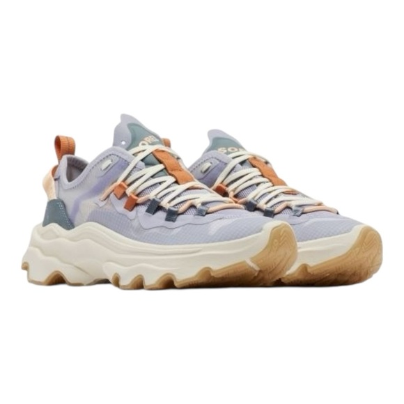 New SOREL Kinetic Impact Lace Sneakers – Purple/Peach/White – Women’s 6 - Picture 1 of 6